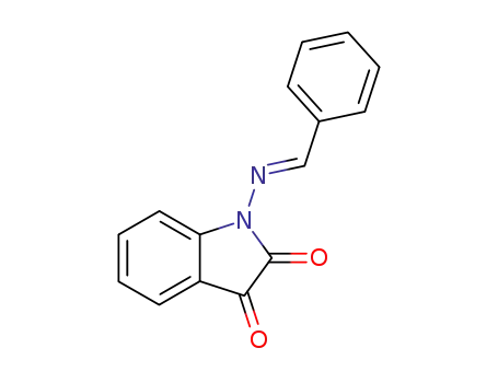 1-benzylideneamino-indole-2,3-dione